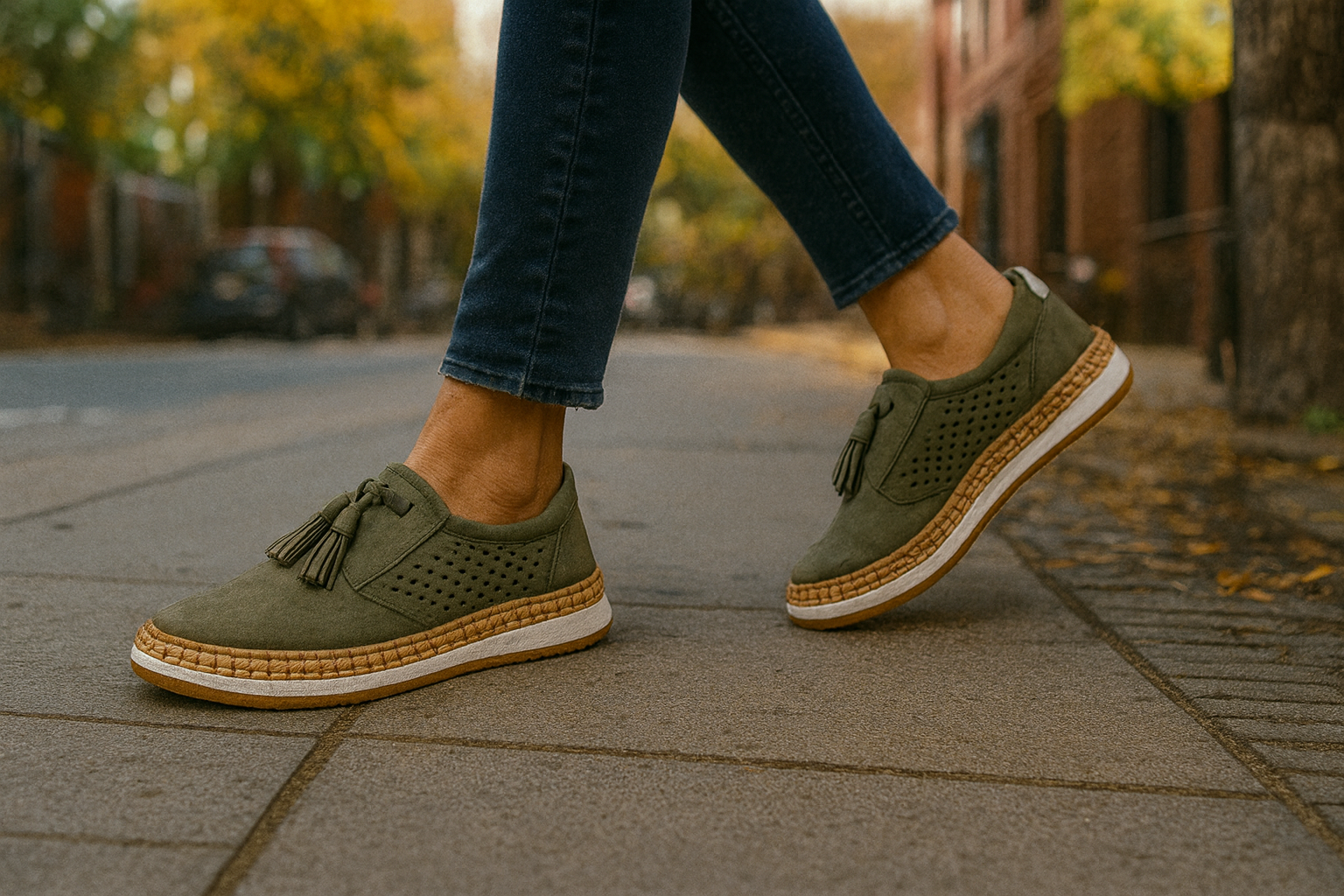 Comfort Meets Support — Soft Leather Slip-On Loafers for Women