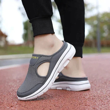 Men's Orthopedic Slip-On Slippers with Supportive Sole Design