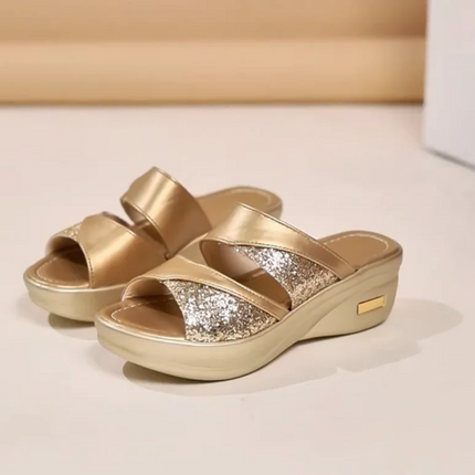 StridePure Arch Support Orthopedic Wedge Platform Sandals