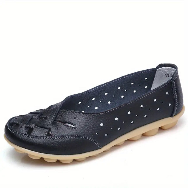 Wide Toe Box & Wide Size Leather Moccasin