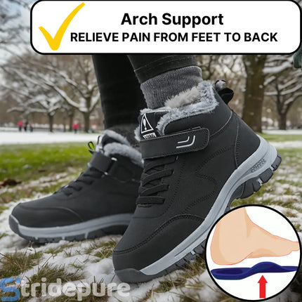 Stridepure Orthopedic Shoes Ergonomic Winter Boots - Pain Relieving & Warming