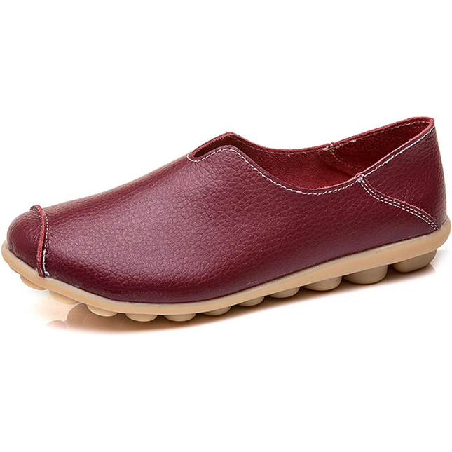 Wide Toe Box & Wide Size Leather Moccasin – Classic Colors