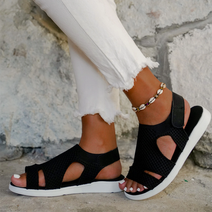 Comfyfleek Wide Toe Box & Wide Size Flat Sport Sandals