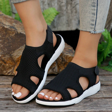 Comfyfleek Wide Toe Box & Wide Size Flat Sport Sandals