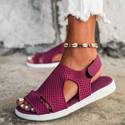 Comfyfleek Wide Toe Box & Wide Size Flat Sport Sandals