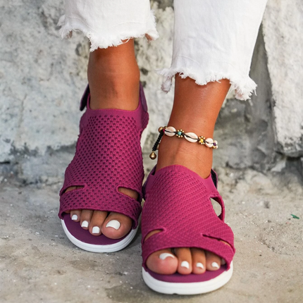 Comfyfleek Wide Toe Box & Wide Size Flat Sport Sandals