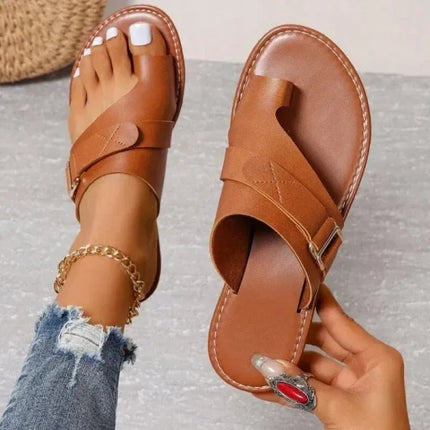 Women’s Orthopedic Bunion Correction Leather Sandals