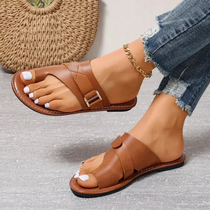 Women’s Orthopedic Bunion Correction Leather Sandals