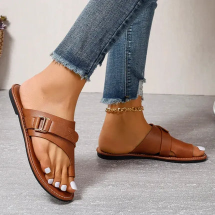 Women’s Orthopedic Bunion Correction Leather Sandals