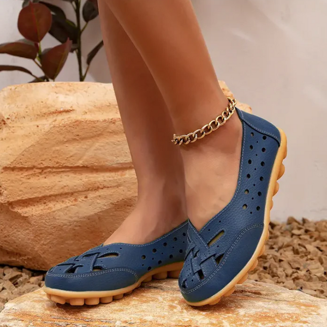 Comfyfleek Wide Toe Box & Wide Size Leather Moccasin - New Colors